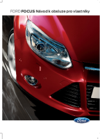 FORD FOCUS - Navod k obsluze pro vlastniky 2013 CZ-1